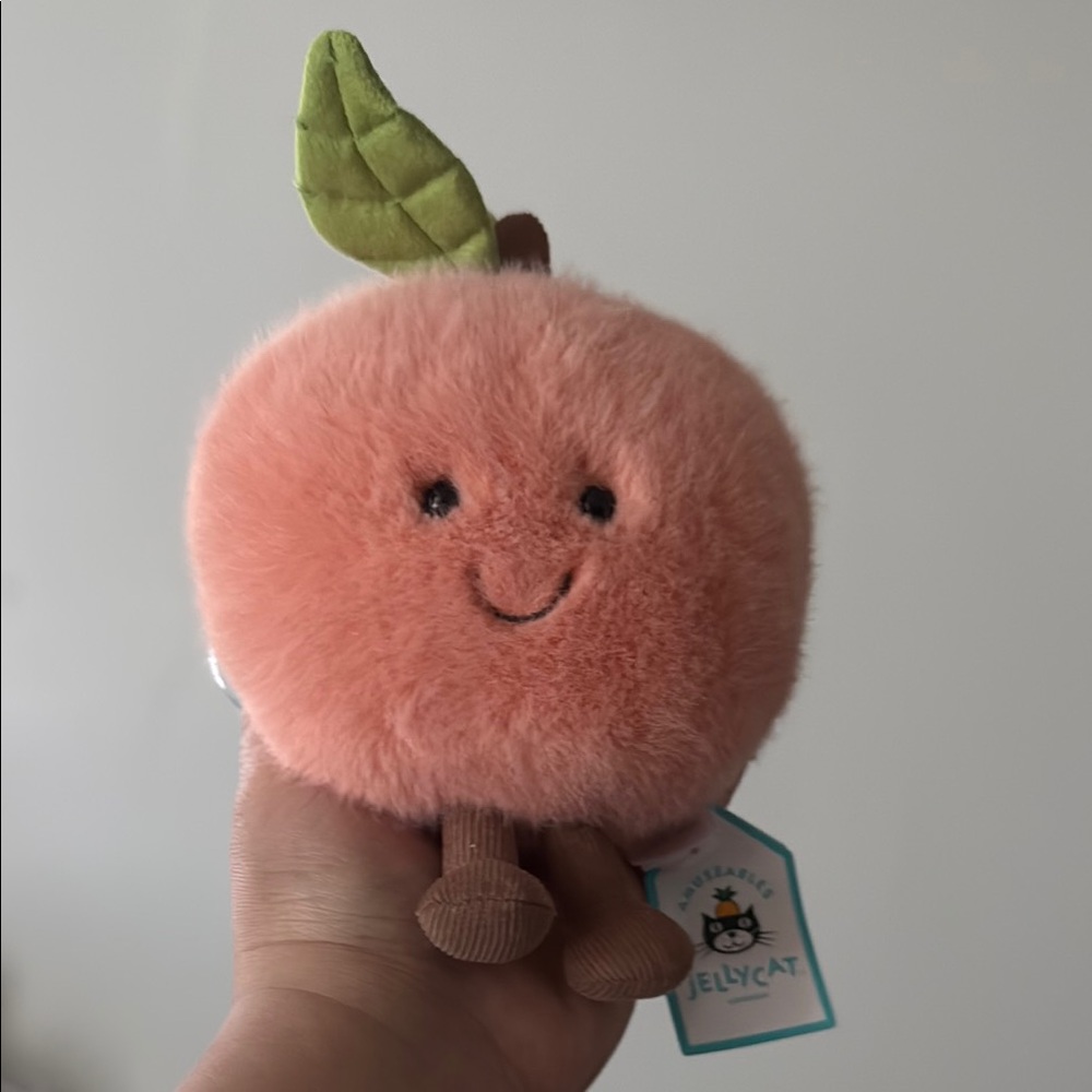 RARE Jellycat Peach Amuseable